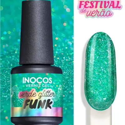 Festival de verao verde glitter funk