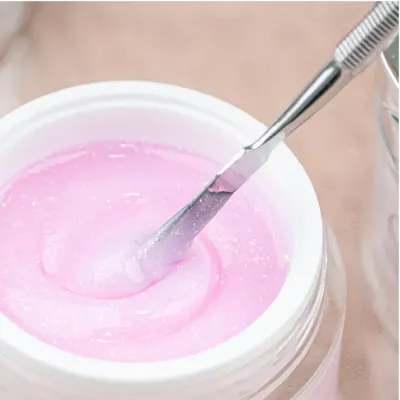 Glitter gel inocos rosa com glitter 30g 2