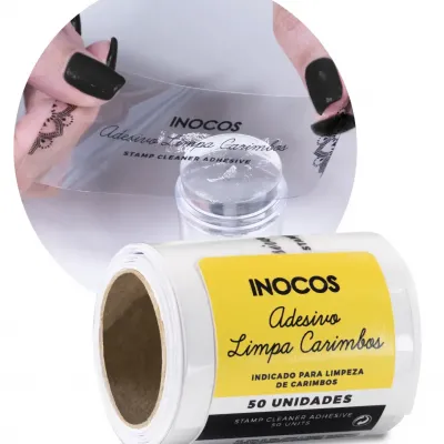 Stamping gel adesivo limpa carimbos